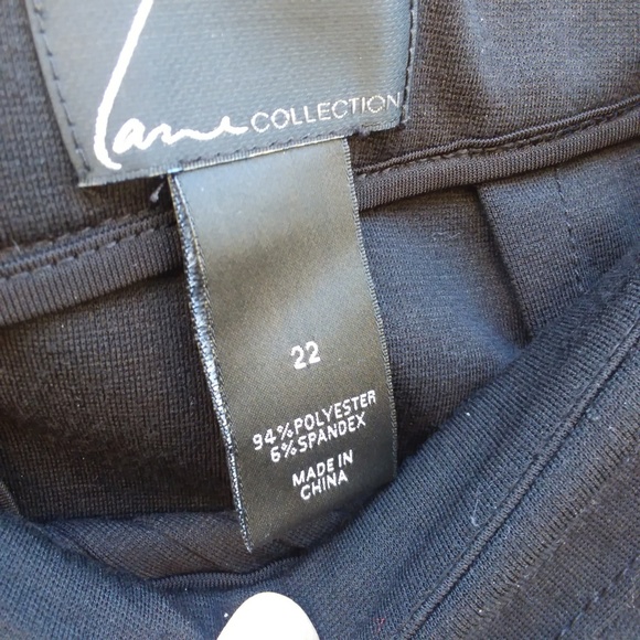 Lane Collection Lane Bryant Sz 22 Black Skirt - Picture 4 of 4